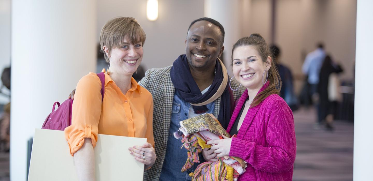 students at a Career Center event