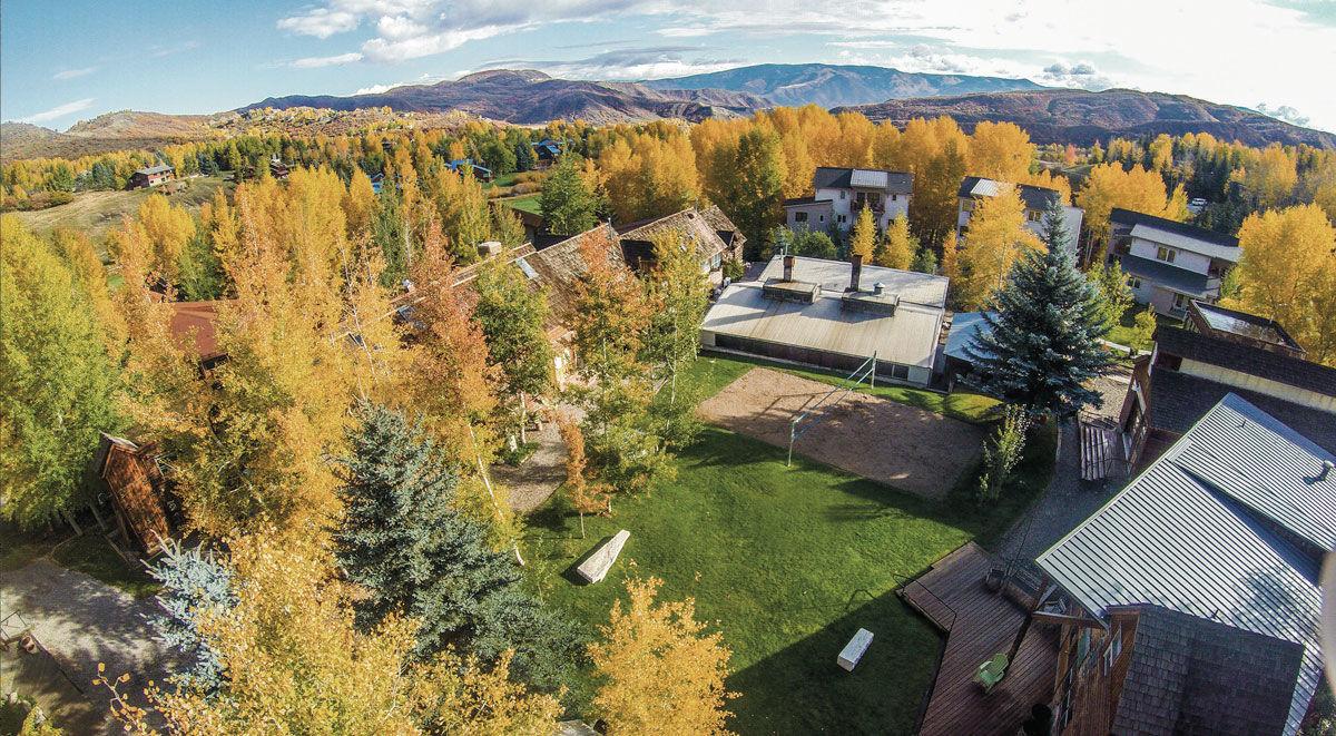 Anderson ranch aerial view