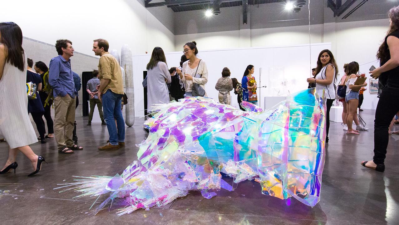 art installation in a gallery