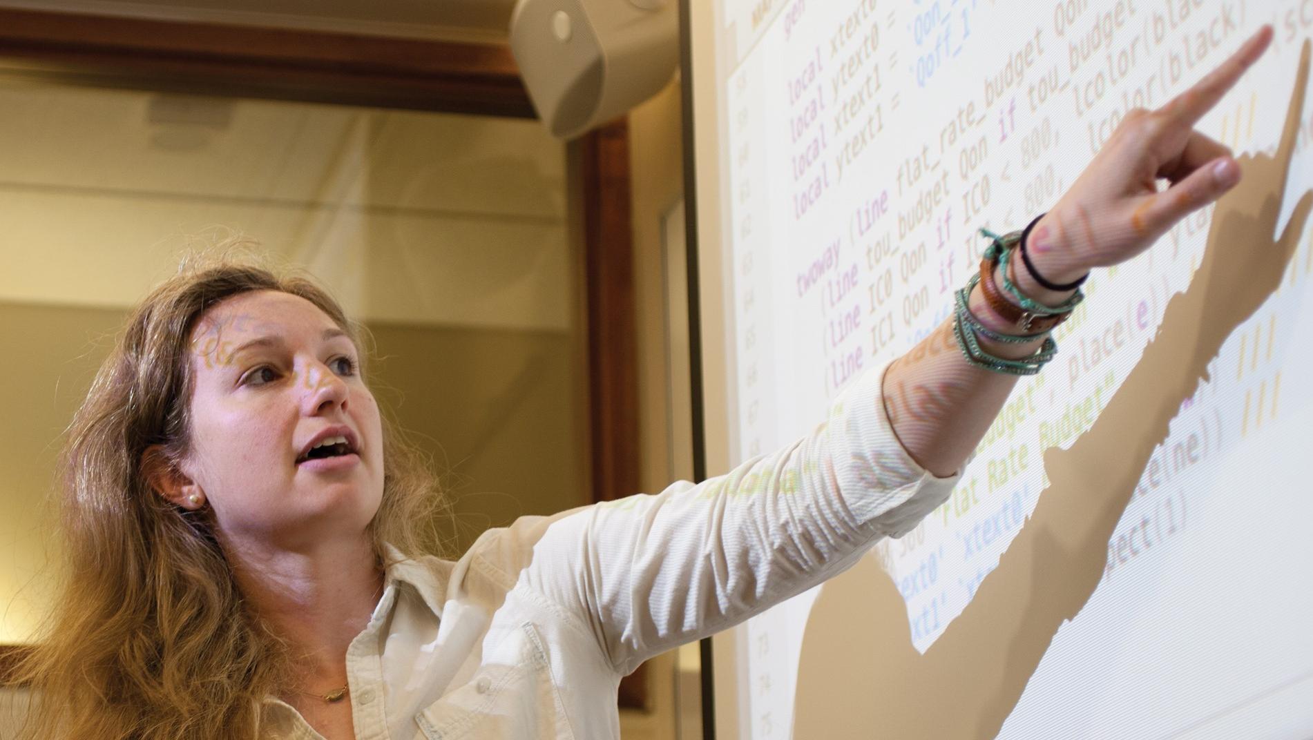 entrepreneur presenting to an audience