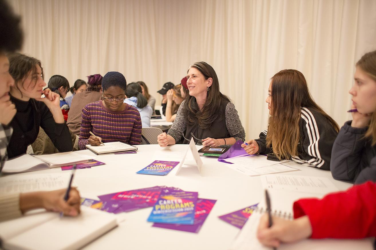 Featured guest employer participates in the Resume Critique workshop.