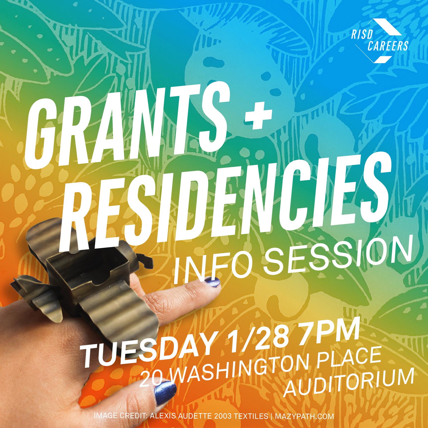 Grants and Residencies Info Session