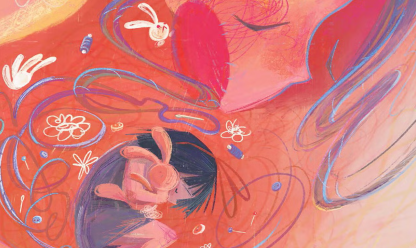 illustration from Loose Threads by grad student Airien Ludin.